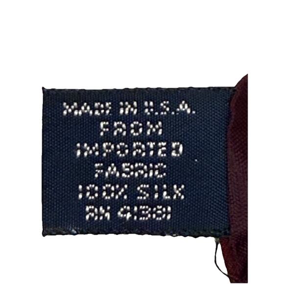 Polo Ralph Lauren Paisley Silk Neck Tie Made By Hand USA VTG - Picture 4 of 7